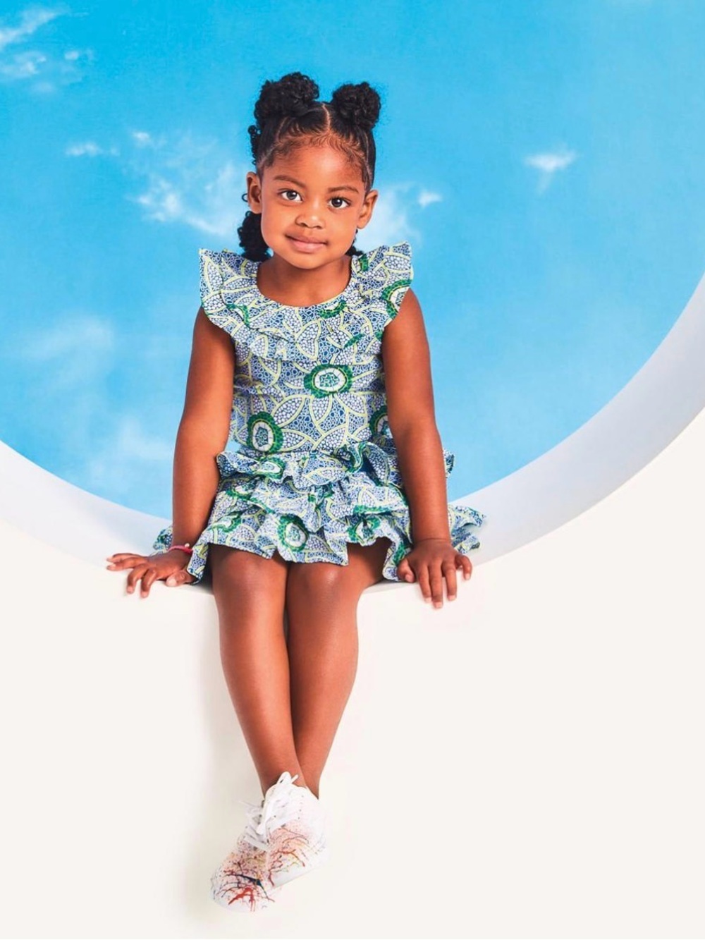 Janie and Jack x Kaavia James Union-Wade 2pc top and skirt